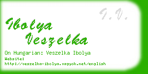 ibolya veszelka business card